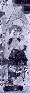 Madonna mit dem Christuskind, ca. 200 cm x 50 cm